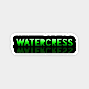 Watercress - Healthy Lifestyle - Foodie Food Lover - Graphic Typography Sticker